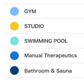 GYM STUDIO SWIMMING POOL Manual Therapeutics Bathroom & Sauna